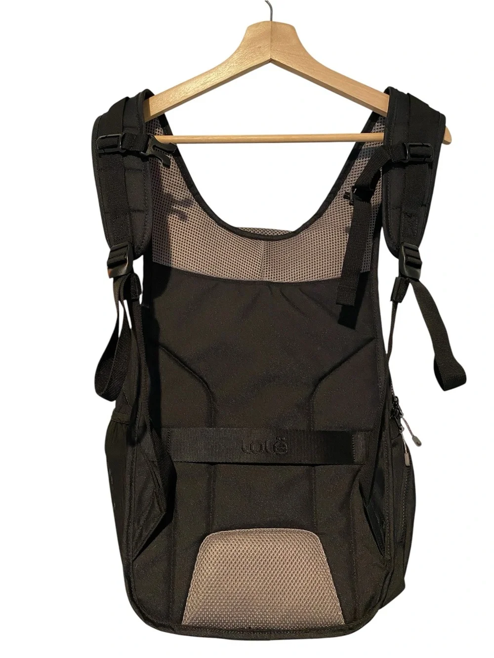 NEW LOLE BLACK QUILTED BACKPACK